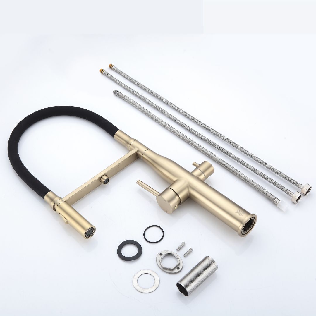 Stainless Steel Pull Out 3 Way Mixer Tap