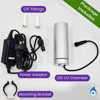 LED UVC Ultra Violet Under Sink Water Steriliser