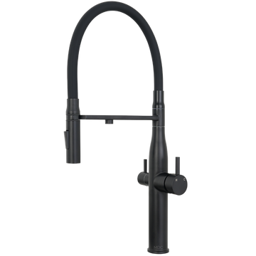 Black Pull Out 3 Way Mixer Tap